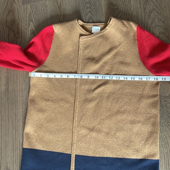 J. Crew Colorblock Vanessa Sweater-Jacket - Picture 7 of 8